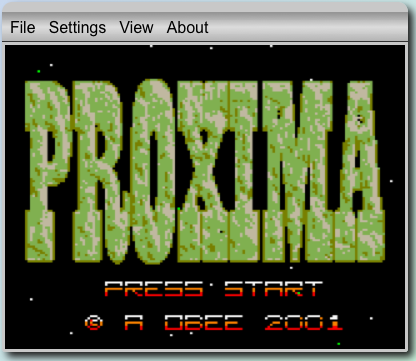“GameBoy Online“ running Proxima