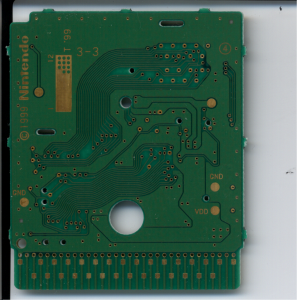 Official Nintendo Game Boy Flash Cartridge - Back side